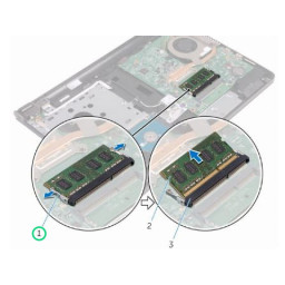 Замена модуля памяти Dell Inspiron 15