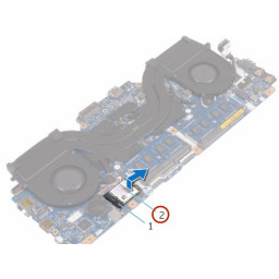 Замена беспроводной карты Dell Alienware 13 R2